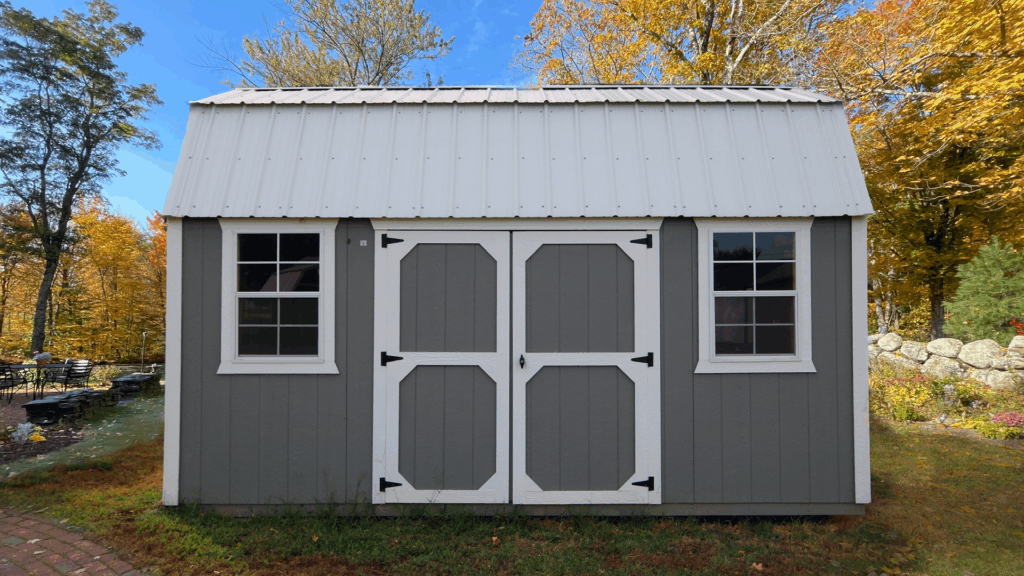 Barn door shed